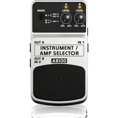 Behringer AB100 Universal 2-Mode A/B Guitar/Bass/ Footswitch Pedal