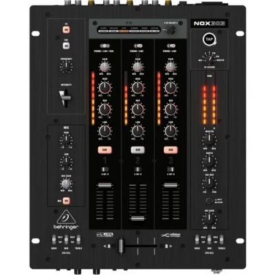 Behringer NOX303 Mixer DJ 3Ch 1Mic 3Line USB interface 24Bit Digital FX