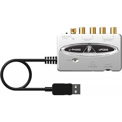 Behringer UFO202 Audio Interface USB w/Bulitin Phono Preamp