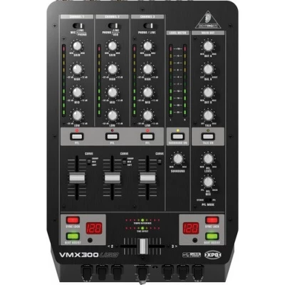 Behringer VMX300USB Mixer DJ 3 Ch w/ 3Band EQ