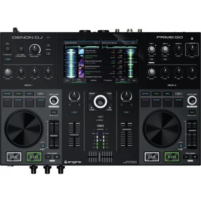 Denon DJ PRIME GO Rechargable battery-powered, Standalone Engine Control with WiFi Streaming