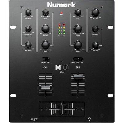 Numark M101USBBLACK 2-Channel All Purpose mixer w/ USB
