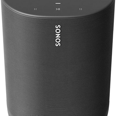 Sonos MOVE1UK1BLK Durable, Battery-Powered Smart Speaker