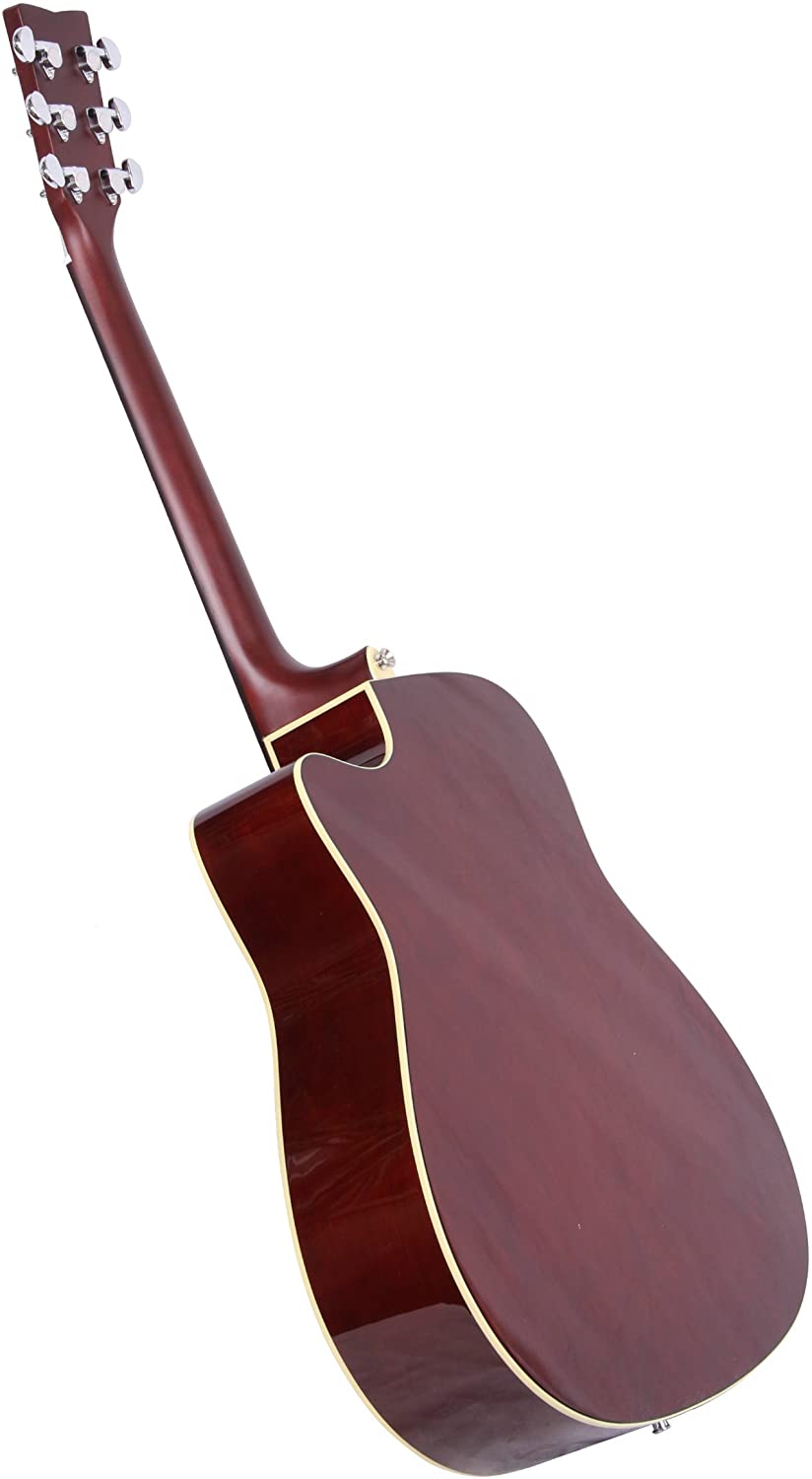 Guitare Electro-Acoustique à  Pan Coupé Yamaha Noir FX370C