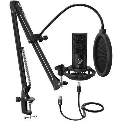Fifine T669 USB Microphone with Shock Mount & Pop filter