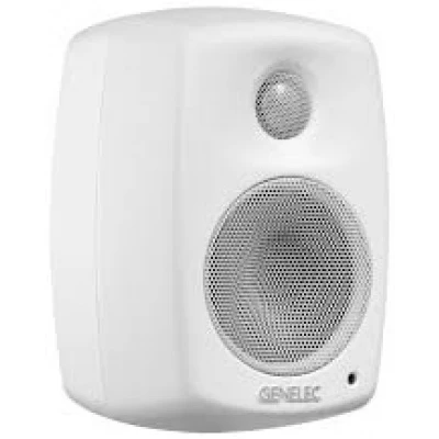 Genelec 4010AW Compact Two-Way Active Loudspeaker System in White Painted Finish