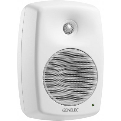 Genelec 4030CW Compact Two-Way Active Loudspeaker System in White Painted Finish