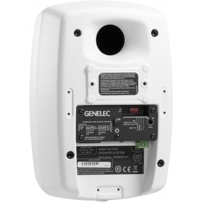 Genelec 4030CW Compact Two-Way Active Loudspeaker System in White Painted Finish