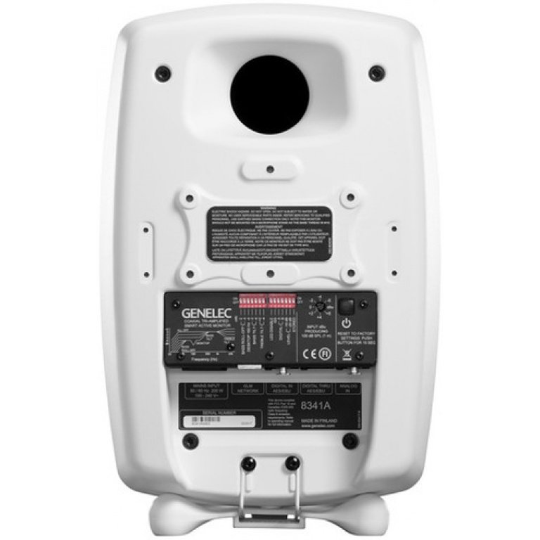 Genelec 8341AW Smart Active Monitor, Compact Three-way "The Ones" in white painted finish