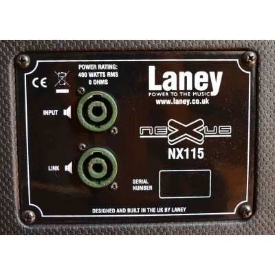 Laney NX115 Nexus 1x15" 400W Bass Cabinet-UK