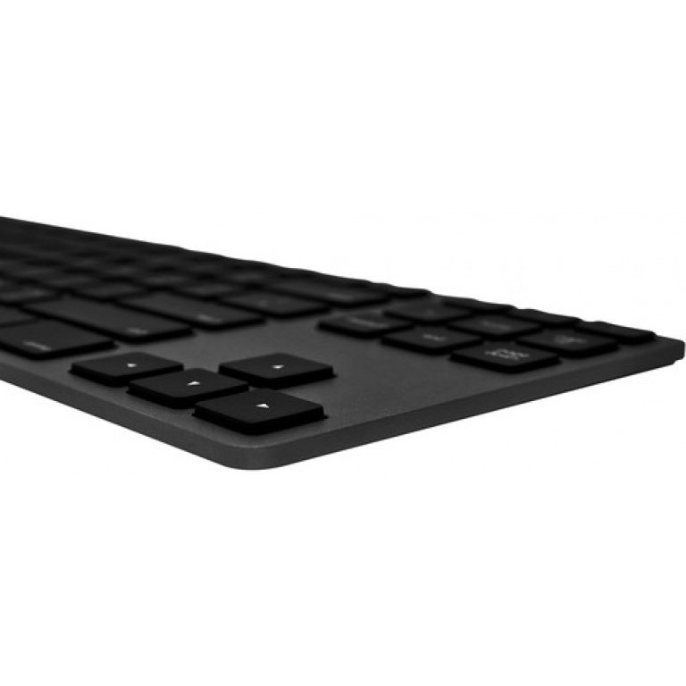 Matias FK-308PCBB Wired Aluminum Tenkeyless Keybaord for PC, Black