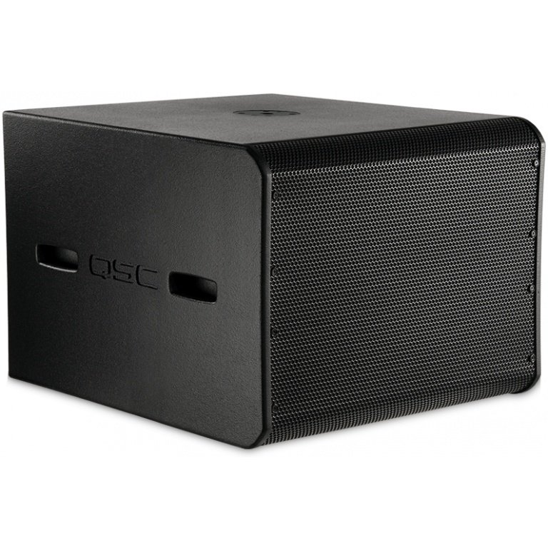 QSC Gp118-Sw-Bk 18" Portable Subwoofer With The Same Acoustical Performance As The Wl118-Sw Regular Enclosure With The16 X M10 Suspension Points; Available In Black