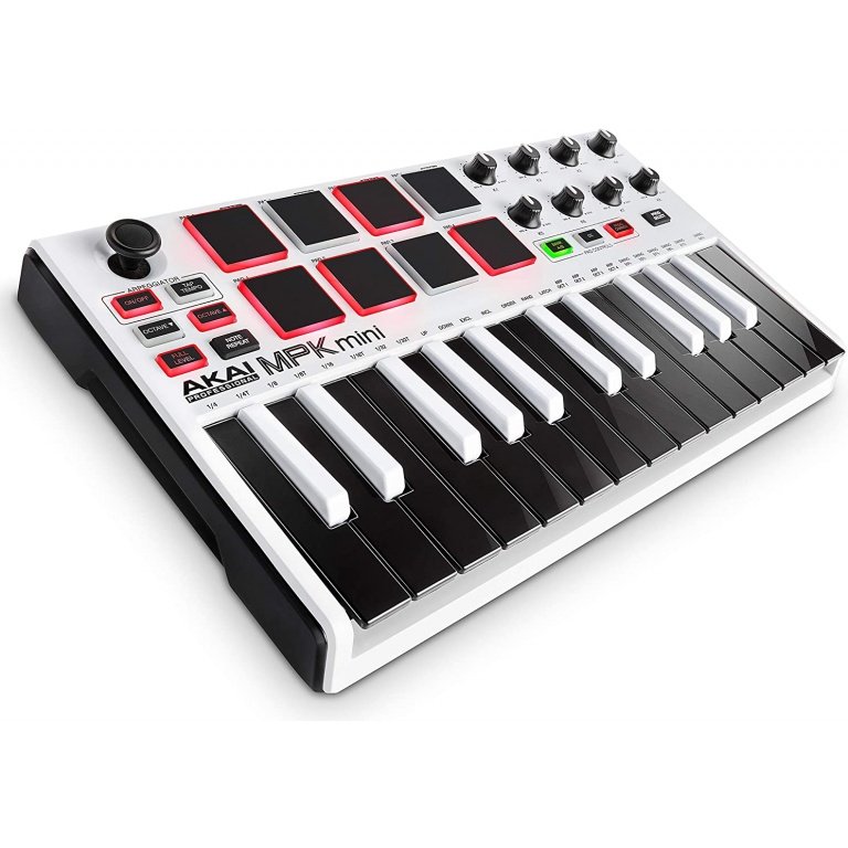 Akai MPK Mini MK2 Midi Keyboards White