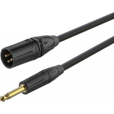 Roxtone - GMXJ250L5 - XLRM to JK mono Gold 5M Audio Cables & Adapters