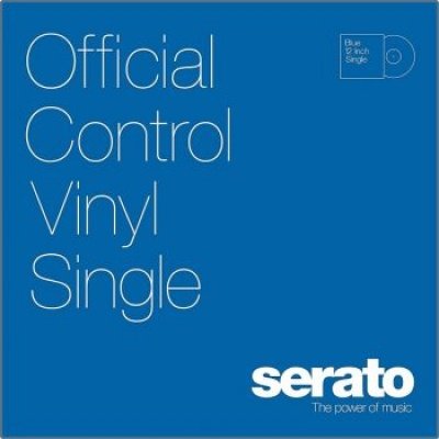 Serato 12'' Performance Series Single Control Vinyls for Turntables - Blue