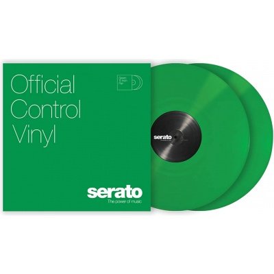 Serato 12" Serato Performance Series Green (Pair) Control Vinyls for Turntables