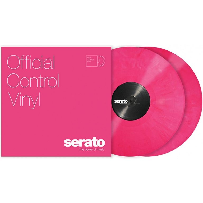 Serato 12" Serato Performance Series Pink (Pair) Control Vinyls for Turntables