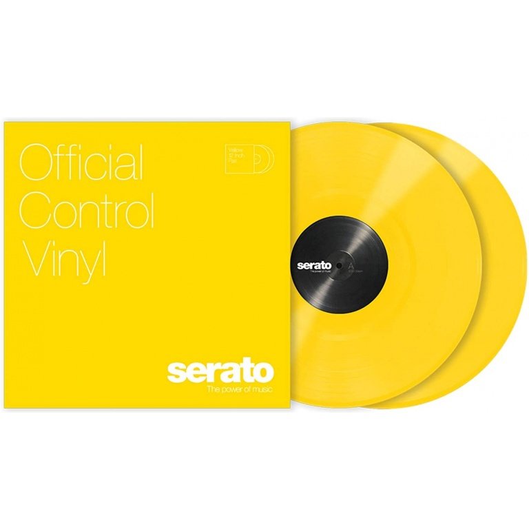 Serato 12" Serato Performance Series Yellow (Pair) Control Vinyls for Turntables