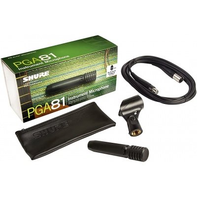 Shure PGA81-XLR Acoustic Instrument Mic w/15ft xlr
