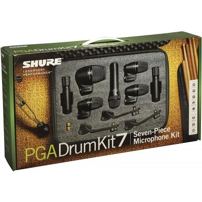 Shure PGADRUMKIT7 7pc Drum Mic kit PGA52, 57, 56(X3), 81(X2)