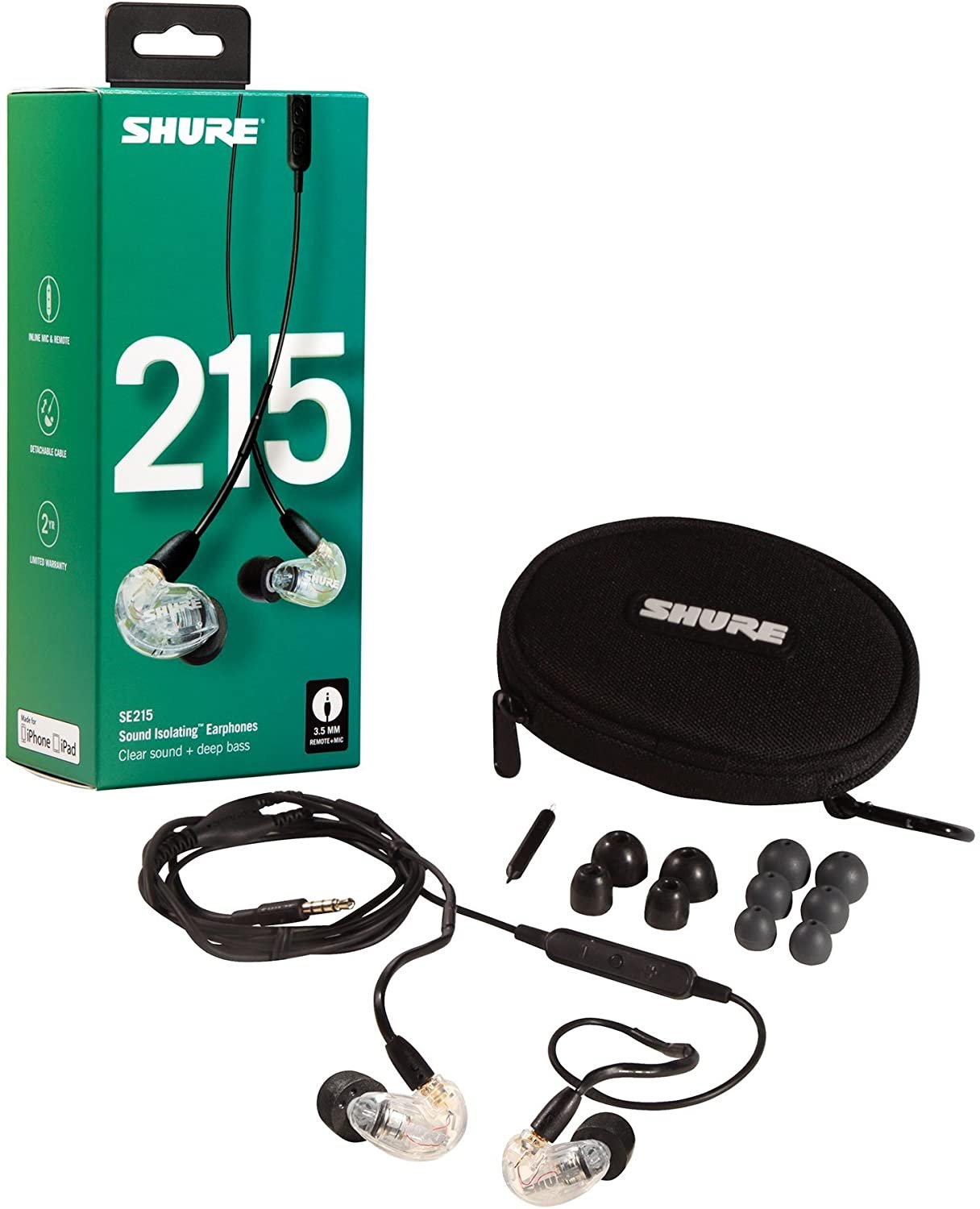 Shure SE215-CL-EFS Earphones