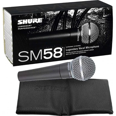 Shure SM58-LCE Cardioid Dynamic Microphone