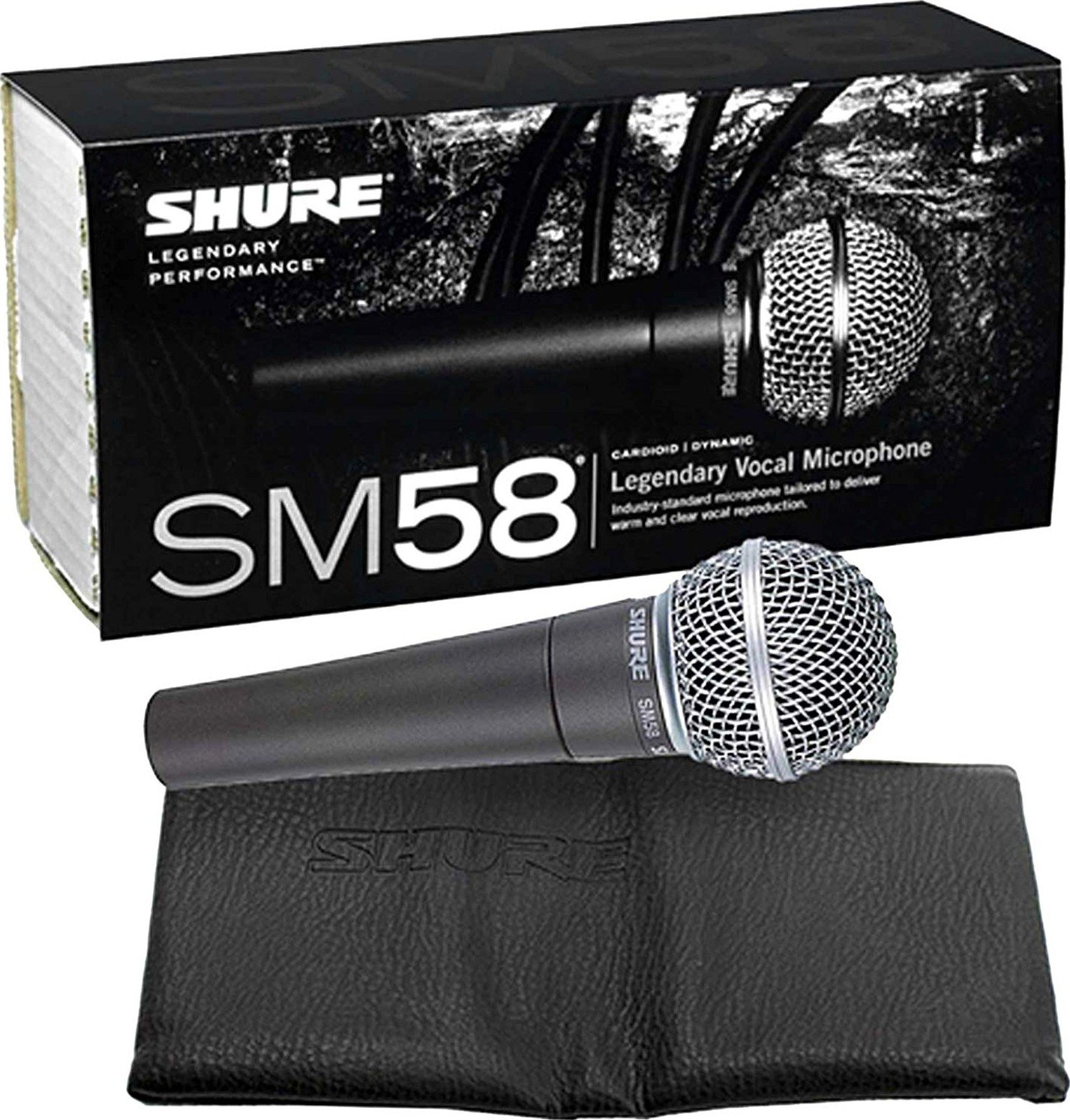 Shure SM58 Legendary Unidirectional Cardioid Dynamic Pro Vocal Microphone