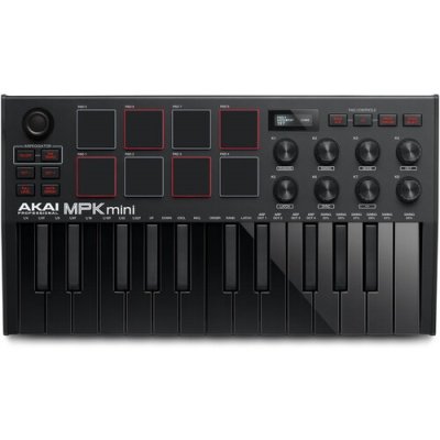 Akai Professional Mpk Mini Mk3 Black Midi Keyboards