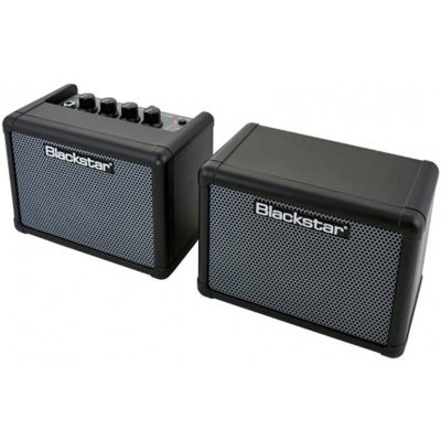 Blackstar BA102029 Fly3 Stereo Bass Pack - 6 Watt 2 x 3" Black BassGuitar Combo Amplifier with Extension Speaker