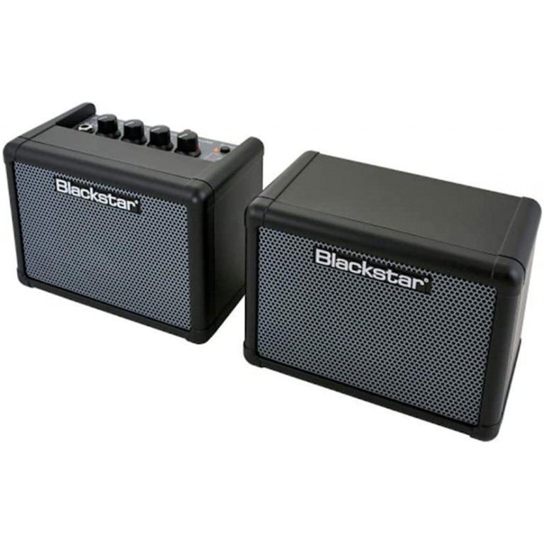 Blackstar BA102029 Fly3 Stereo Bass Pack - 6 Watt 2 x 3" Black Bass Guitar Combo Amplifier with Extension Speaker