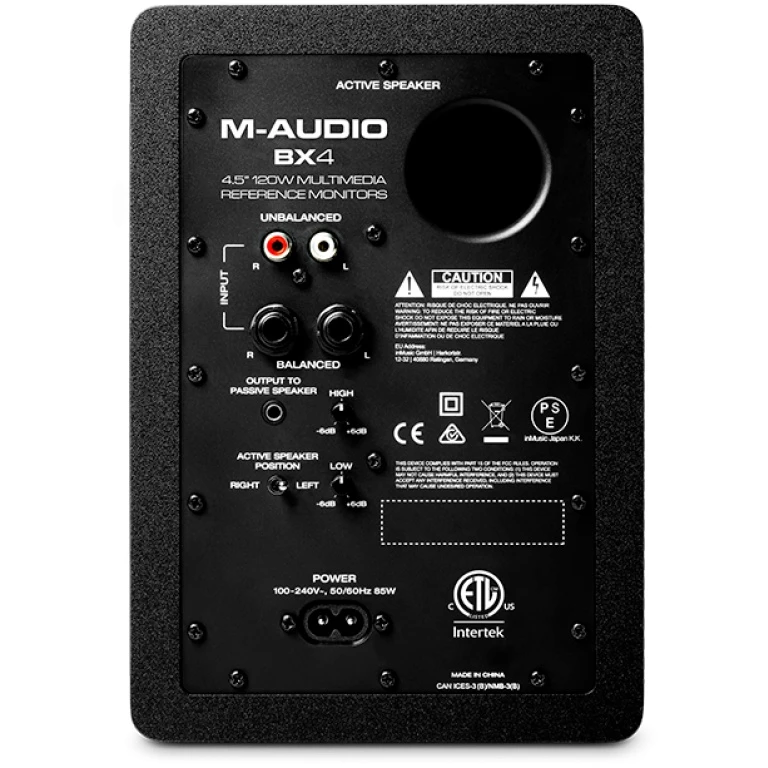 M-Audio  Bx4Pairxeu Bx4 Pair Speakers / Monitors