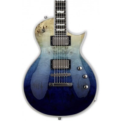ESP E-II Eclipse BM Blue Natural Fade Finish, Including Hardshell Case