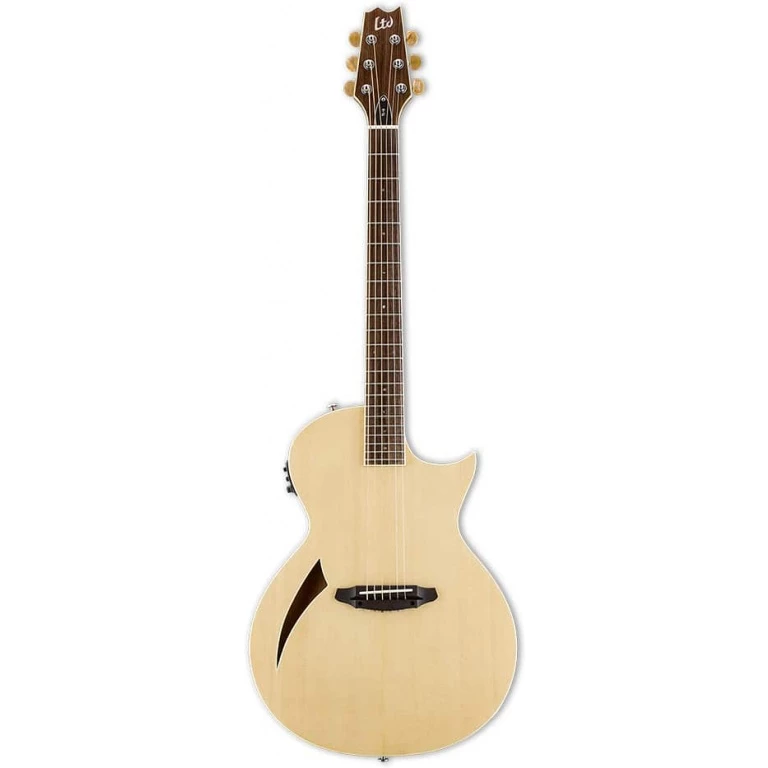 ESP LTD TL-6 Thinline Acoustic Guitar - Natural Finish