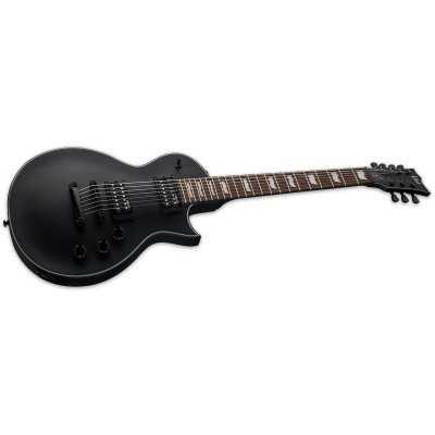 ESP LTD Eclipse EC-257 7-String Guitar - Black Satin Finish
