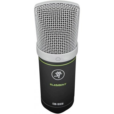 Mackie EM-91CU USB Condenser Microphone Includes Shockmount, USB Cable & 16 Exclusive Plugins