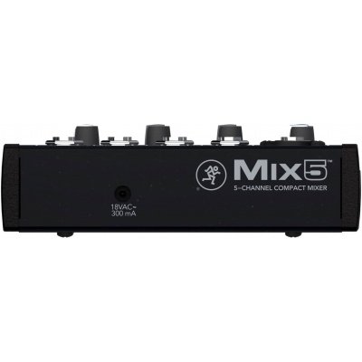 Mackie Mix5 Compact 5 Channel Mixer