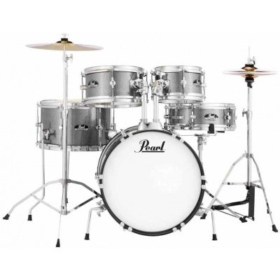 Pearl RSJ465C/C #708 Roadshow Junior 5-pcs Drum Set with Hardware & Cymbals GrindstoneSparkle Finish
