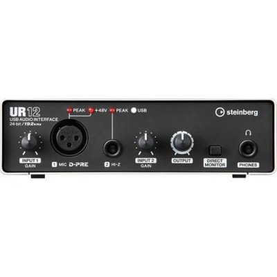 Steinberg UR12 2 X 2 Usb 2.0 Audio Interface With 1 X D-Pre And 192 Khz Support
