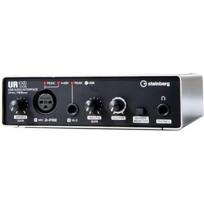 Steinberg UR12 2 X 2 Usb 2.0 Audio Interface With 1 X D-Pre And 192 Khz Support