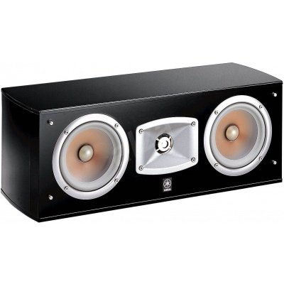 Yamaha NS-C444 Black 250W, 2-way Acoustic Suspension Center Channel Speaker