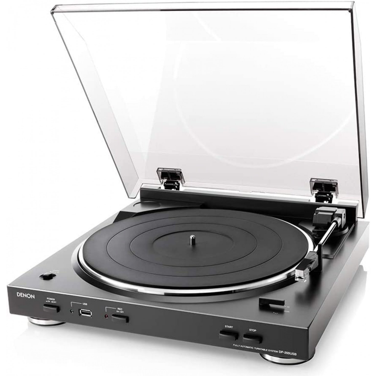Denon DP 200 USB Fully Automatic Turntable with USB MP3 Encoder