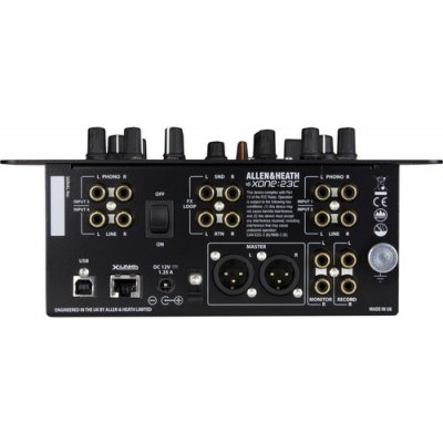 Allen & Heath XONE 23C DJ Mixer with integral Soundcard 2 Channels with dual Phono/Line Inputs 2 Mix Outputs