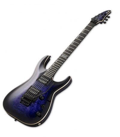 ESP E-II Horizon Quilted Maple with Floyd Rose in Reindeer Blue Finish, includes ESP Hard Case