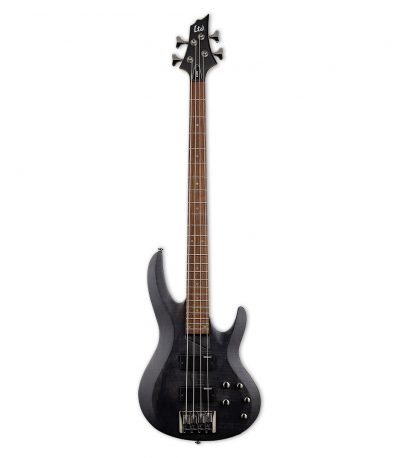 ESP LTD B-204SM Series 4 String Bass Spalted Maple See Thru Black Satin Finish