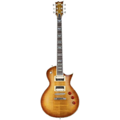 ESP LTD Deluxe Eclipse EC-1000 Amber Sunburst Finish