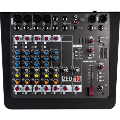 Allen & Heath ZEDi-10  10-Channel Live + USB Recording Mixer