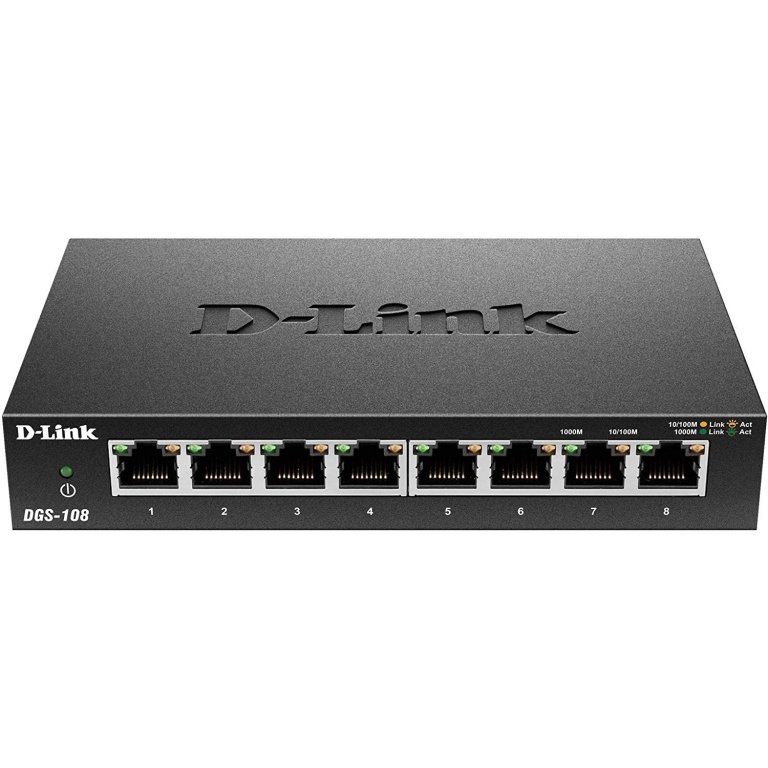 D-Link DGS-108 - 8-Port Gigabit Ethernet Switch