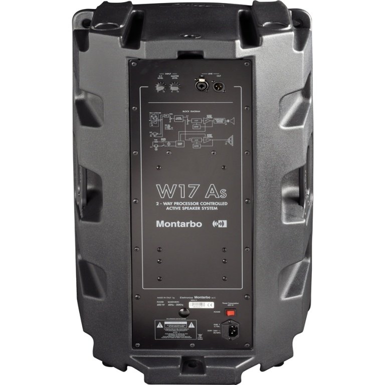 Montarbo – W17AS 2 Way Active Bi-Amplified Speaker