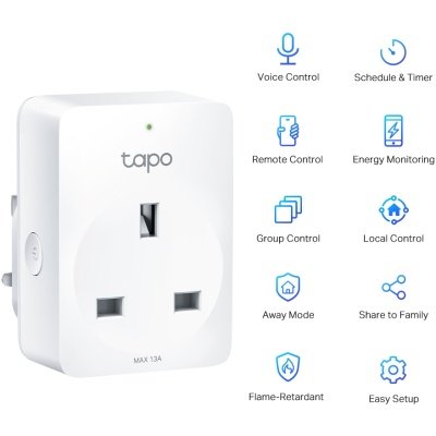 TP-Link Tapo P110 - Mini Smart Wi-Fi Socket, Energy Monitoring