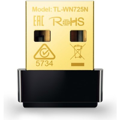 TP-Link TL-WN725N - 150Mbps Nano Wi-Fi USB Adapter SPEED: 150 Mbps at 2.4 GHz